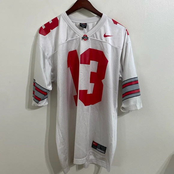Nike Other - Vintage Nike Ohio State Buckeyes Football Jersey Mens Large #13 Maurice Clarett
